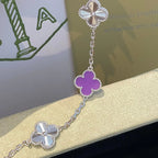 [Glow Jewelry] CLOVER 5 MOTIF VIOLET BRACELET COLLECTION