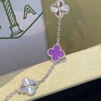 [Glow]New  CLOVER 5 MOTIF VIOLET BRACELET COLLECTION
