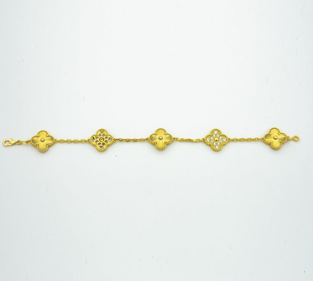 [Glow]New  CLOVER 5 MOTIF LASER BRACELET COLLECTION