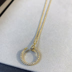 GlowJUSTE NECKLACE GOLD DIAMONDS
