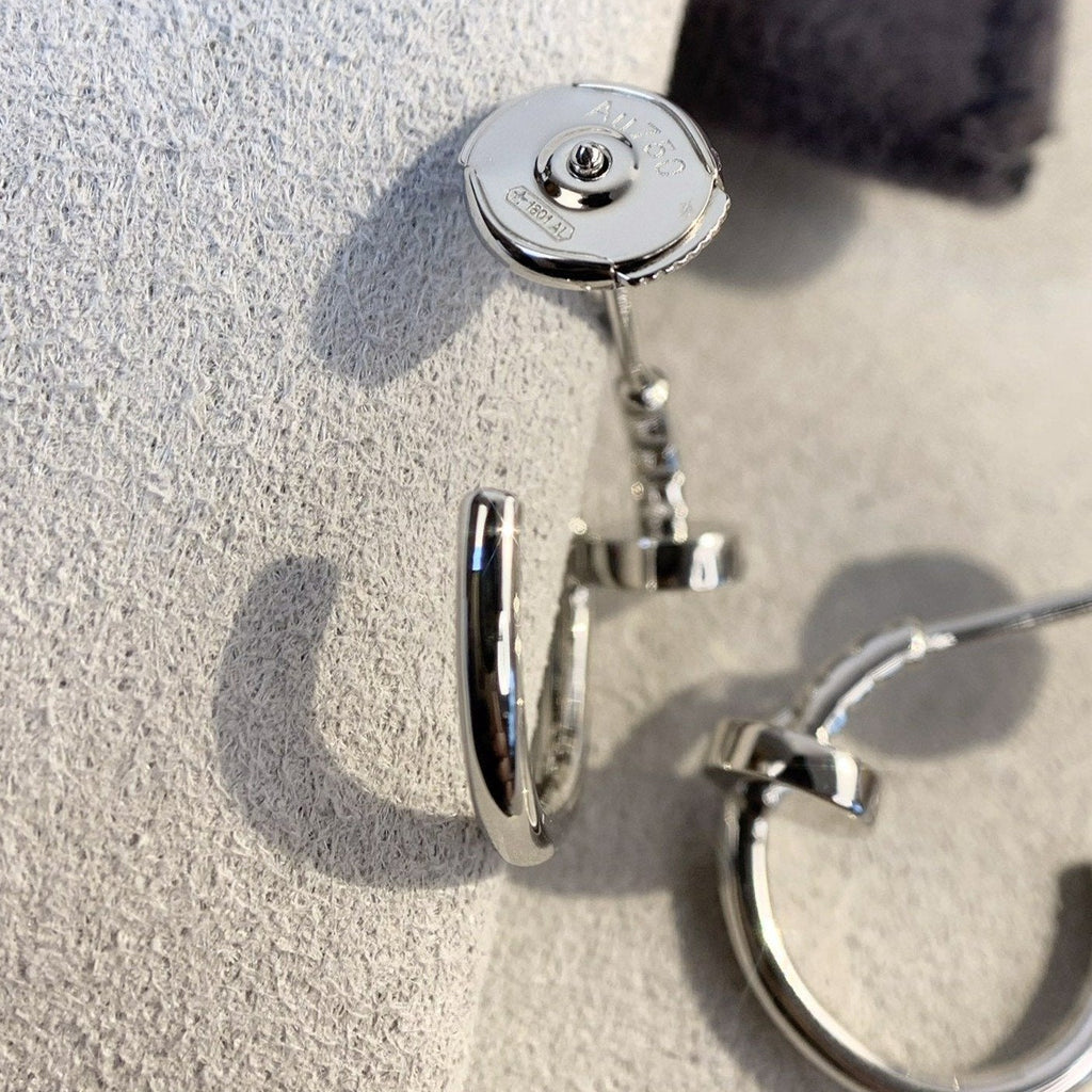GlowJUSTE EARRINGS SILVER