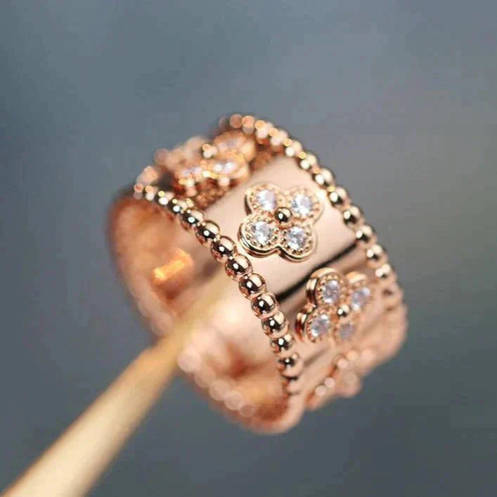 GlowCLOVER KALEIDOSCOPE RING 10MM