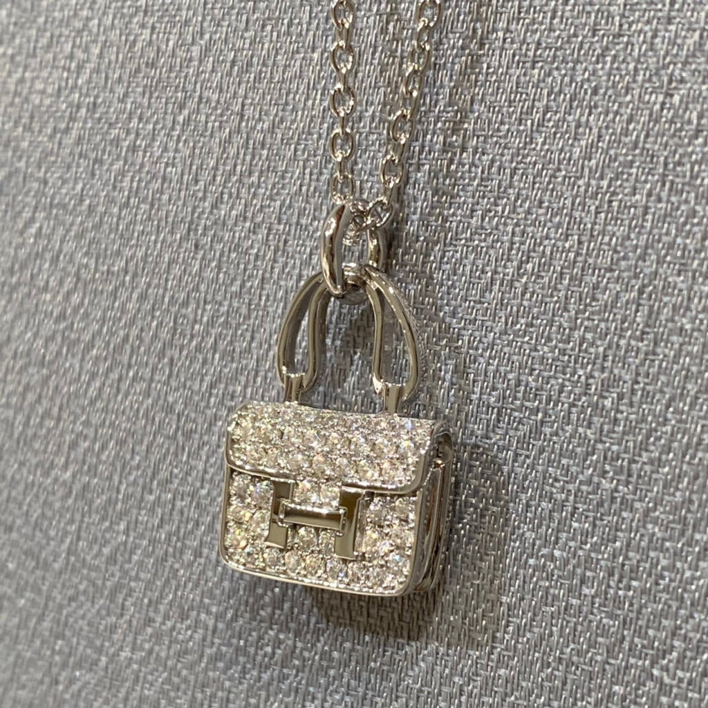 GlowCONSTANCE PEDANT DIAMOND NECKLACE