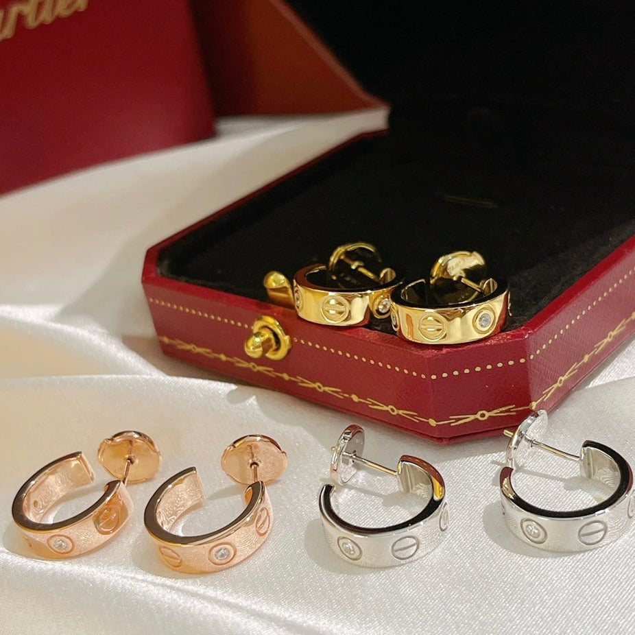 GlowLOVE EARRINGS 5.7MM 2 DIAMONDS