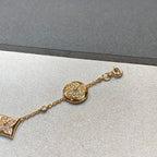 GlowSTAR AND SUN 4 MOTIFS GOLD DIAMONDS BRACELET