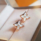 GlowSTAR MOP PINK GOLD EARRINGS