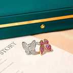 GlowTWIN BUTTERFLY DIAMOND RING