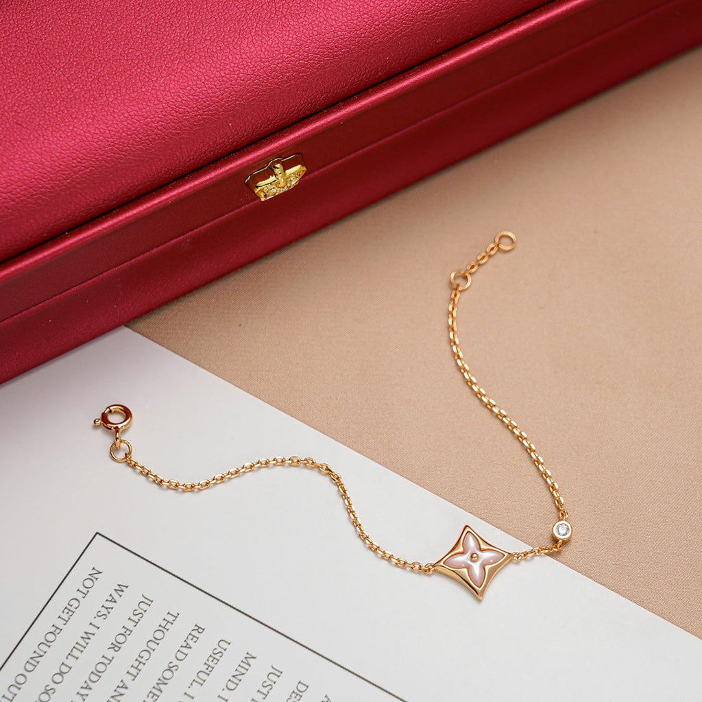 GlowSTAR 1 DIAMOND PINK GOLD BRACELET