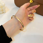 GlowPANTHERE GOLD DIAMOND OPEN BRACELET