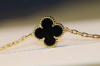 ¡®Glow¡¯CLOVER 20 MOTIFS ONYX ROSE GOLD