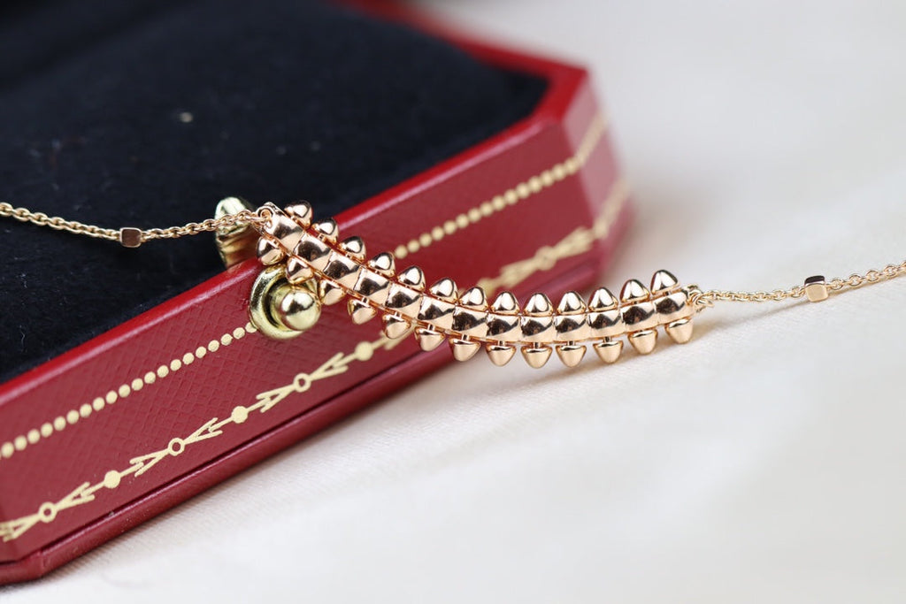GlowCLASH PINK GOLD NECKLACE