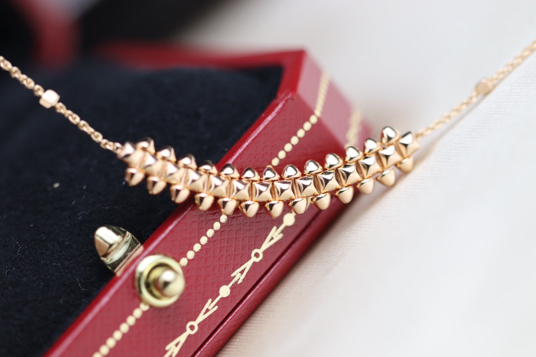 GlowCLASH PINK GOLD NECKLACE