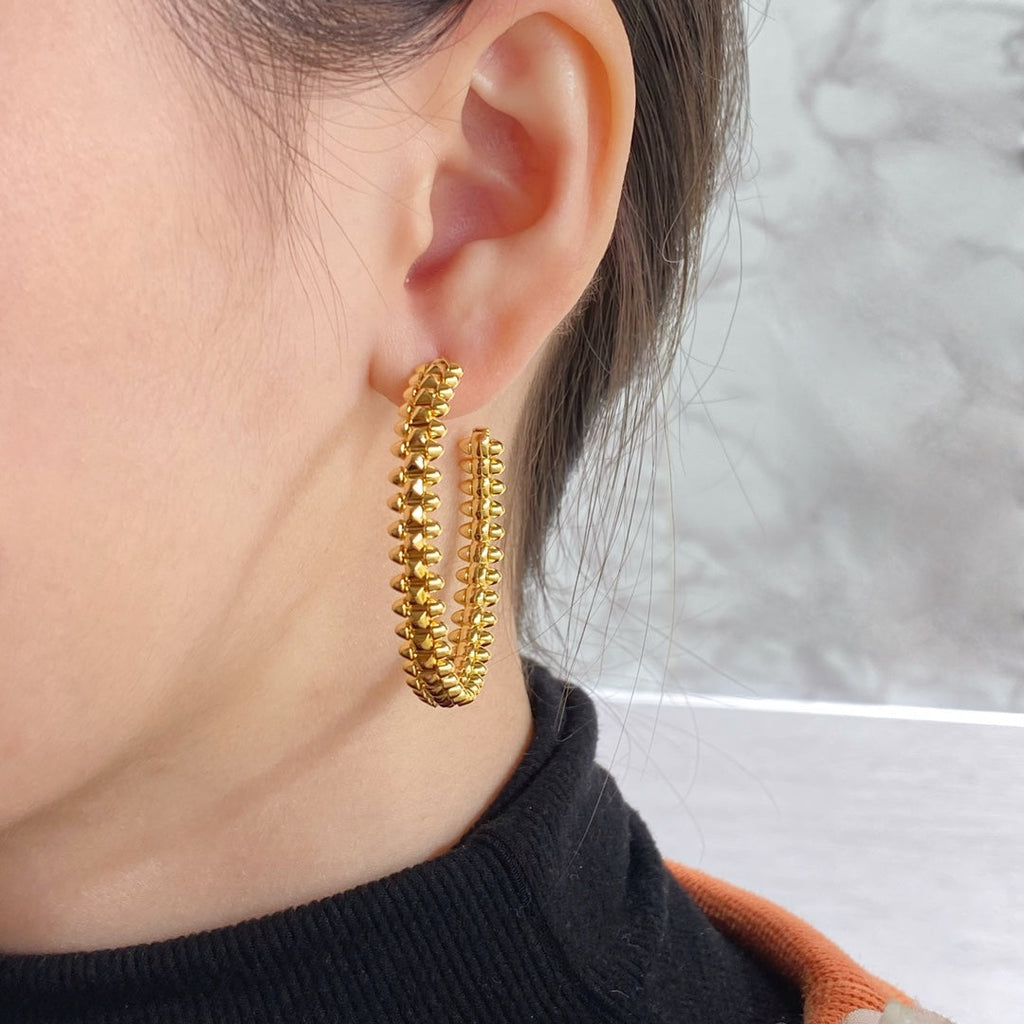 GlowCLASH LARGE HOOP EARRINGS