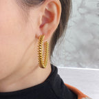 GlowCLASH LARGE HOOP EARRINGS