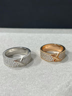 GlowLIENS EVIDENCE  DIAMOND PAVED RING