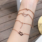 GlowFORCE 10 PINK GOLD DIAMOND NECKLACE