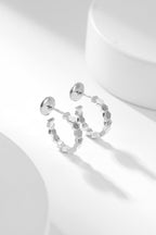 GlowBEE LOVE DIAMOND HOOP EARRINGS