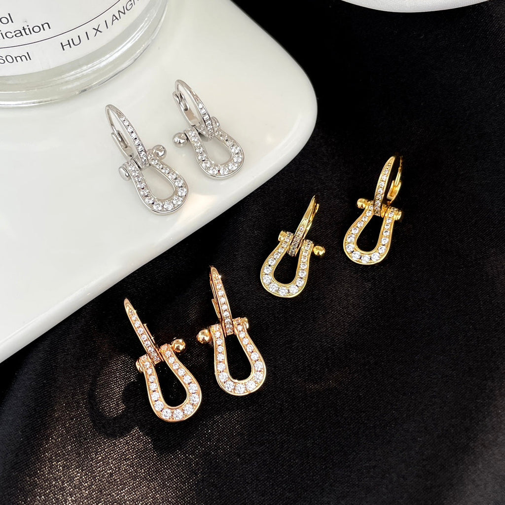 GlowFORCE 10 FULL DIAMOND DROP EARRINGS MEDIUM MODEL