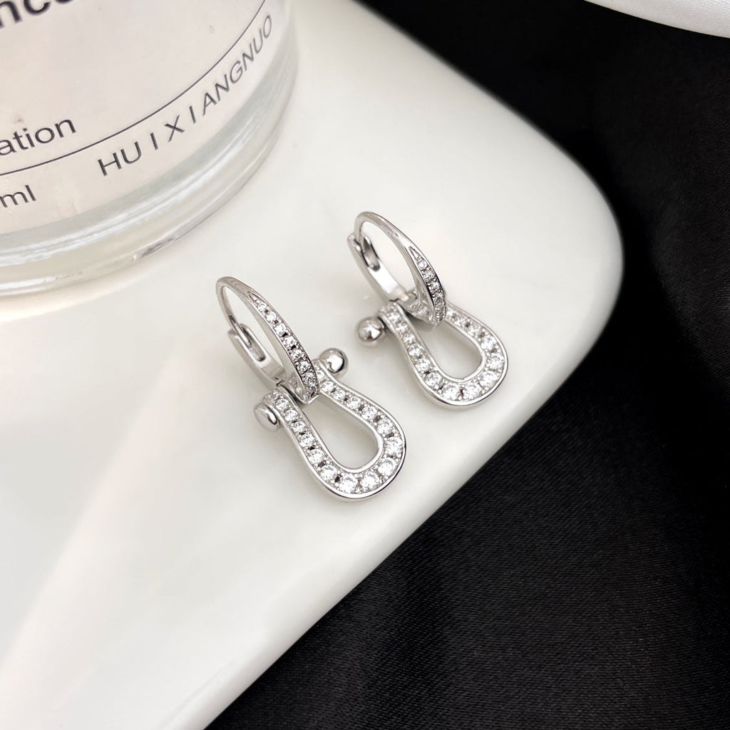 GlowFORCE 10 FULL DIAMOND DROP EARRINGS MEDIUM MODEL