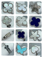 ¡®Glow¡¯LUCKY CLOVER SILVER 11 MOTIF NECKLACE