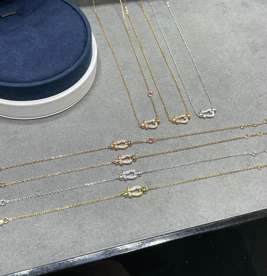 GlowFORCE 10 DIAMOND PINK GOLD NECKLACE