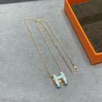 GlowPOP H SKY BLUE NECKLACE
