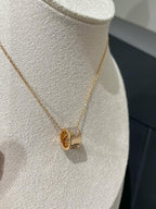 GlowLIENS EVIDENCE DIAMOND PAVED NECKLACE