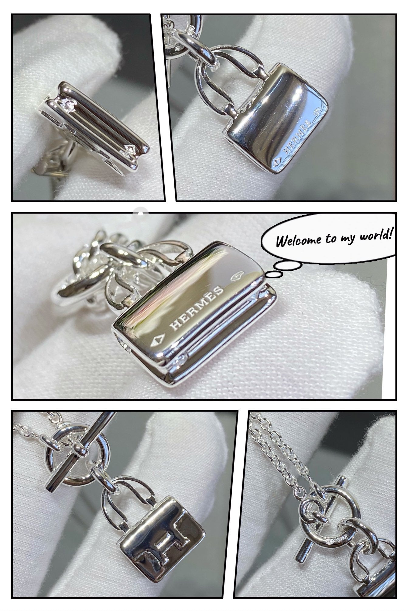 GlowCONSTANCE PEDANT SILVER NECKLACE
