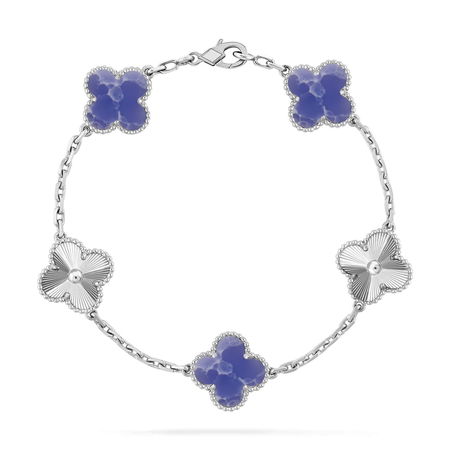 [Glow]New CLOVER 5 MOTIF BLUE VEINS BRACELET COLLECTION