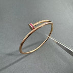 [Glow]JUSTE BRACELET 2.5MM DIAMONDS NEW