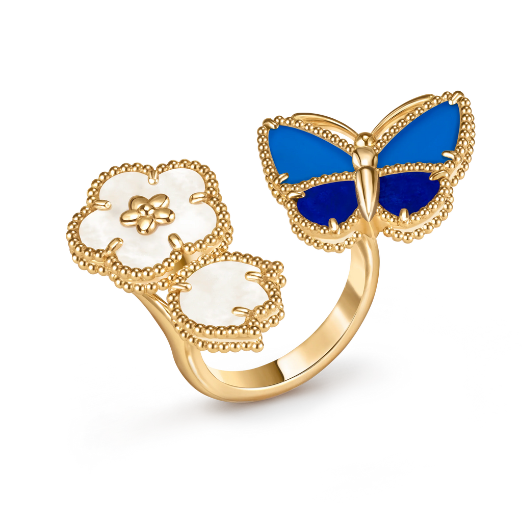 [Glow]2026 NEW MODEL SPRING LUCKY 3 MOTIF GOLD RING