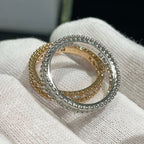 GlowPERLEE DIAMOND ROSE GOLD RING