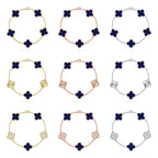 [Glow]New CLOVER 5 MOTIF LAPIS LAZULI BRACELET COLLECTION