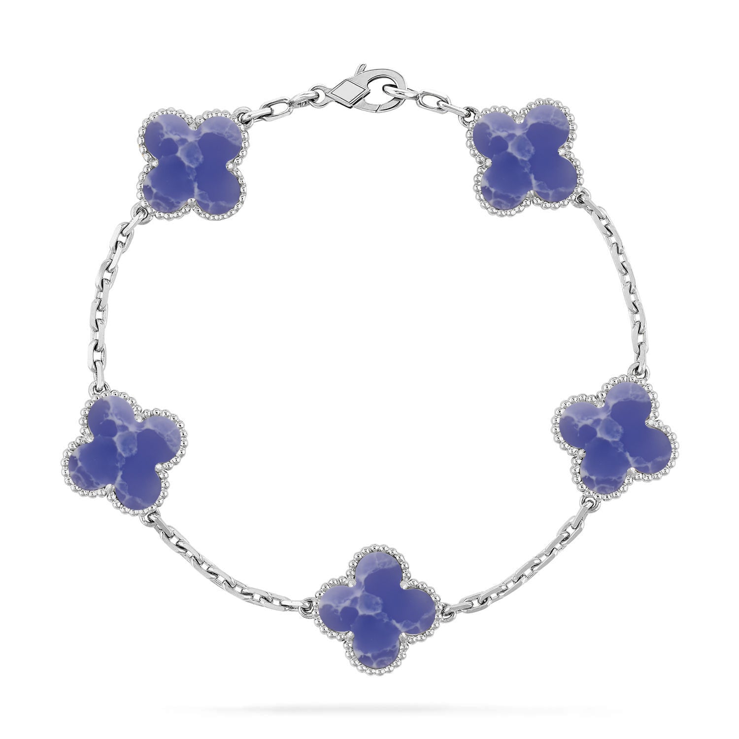[Glow]New CLOVER 5 MOTIF BLUE VEINS BRACELET COLLECTION