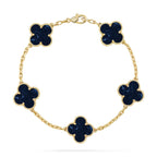 [Glow]New CLOVER 5 MOTIF PIETERSITE BRACELET COLLECTION