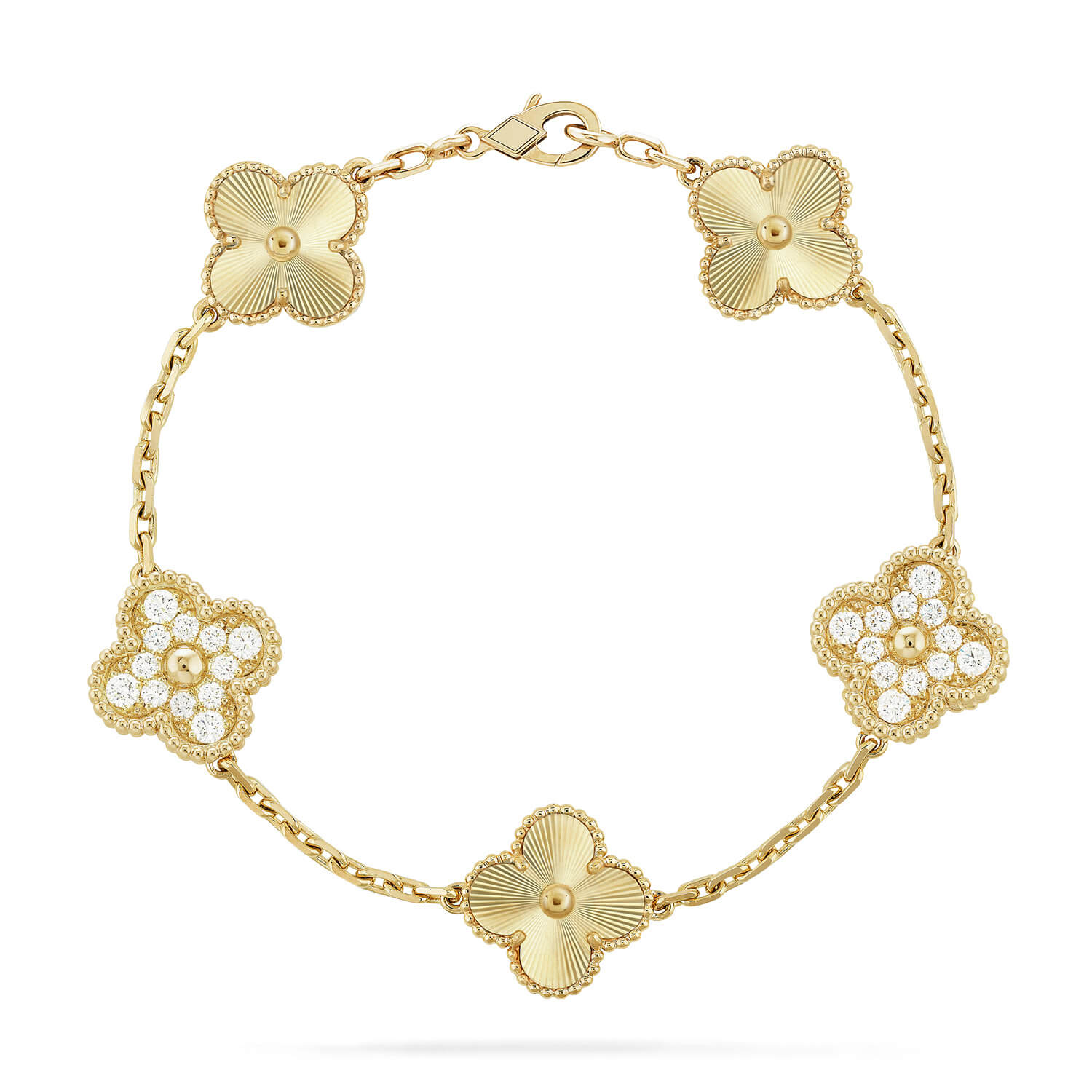 [Glow]New  CLOVER 5 MOTIF LASER BRACELET COLLECTION