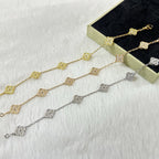 [Glow Jewelry]CLOVER 6 MOTIF DIAMOND BRACELET