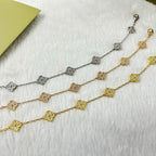 [Glow Jewelry]CLOVER 6 MOTIF DIAMOND BRACELET