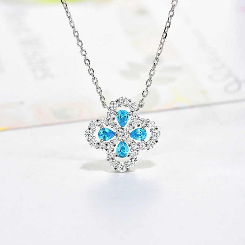 GlowLOOP NECKLACE FULL MOTIF DIAMOND 16MM MULTIPLE COLORS