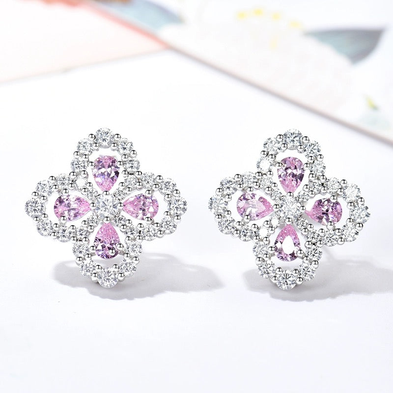 GlowLOOP EARRINGS FULL MOTIF DIAMOND 16MM