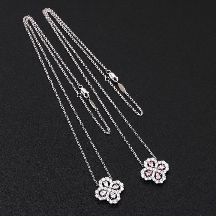 GlowLOOP NECKLACE FULL MOTIF DIAMOND 16MM MULTIPLE COLORS