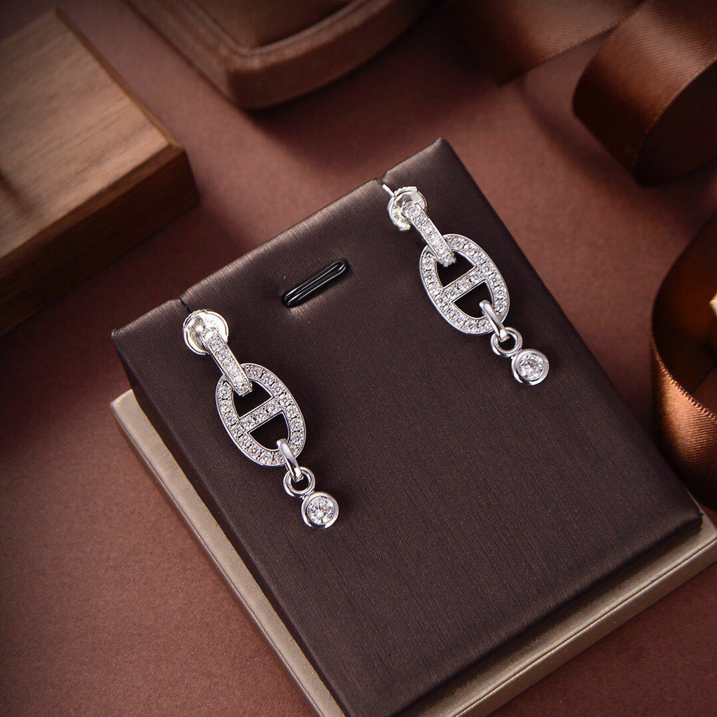 GlowHM CHAINE DIAMOND EARRINGS