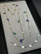 [Glow] 26 NEW CLOVER 15 MOTIFS LUCKY NECKLACE