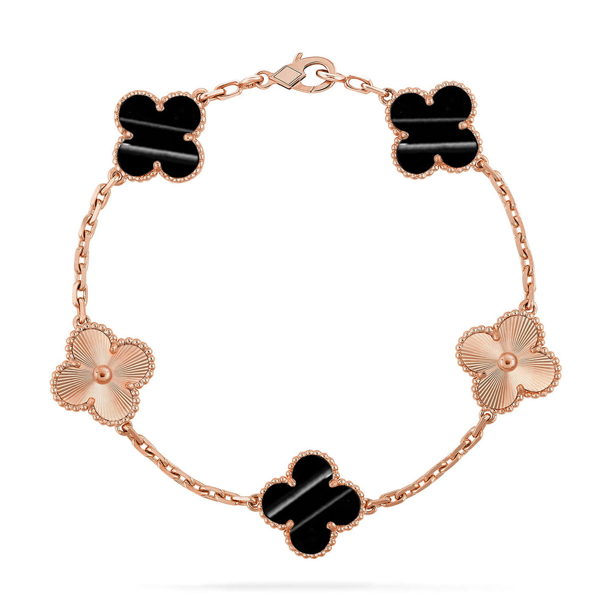 [Glow Jewelry] CLOVER 5 MOTIF PULSAR STONE BRACELET COLLECTION