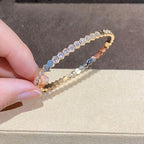 GlowBEE LOVE GOLD BRACELET FULL DIAMOND