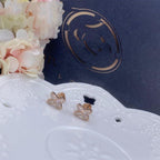 GlowJEUX DE PINK GOLD DIAMOND EARRINGS