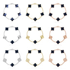 [Glow]New CLOVER 5 MOTIF PIETERSITE BRACELET COLLECTION