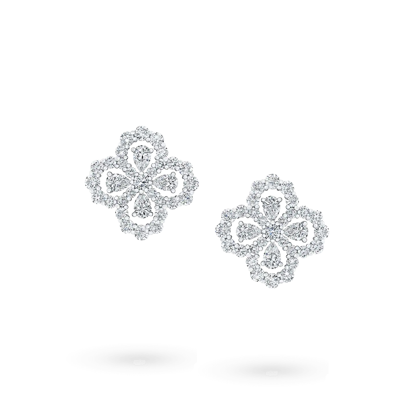 GlowLOOP EARRINGS FULL MOTIF DIAMOND 16MM
