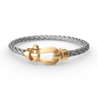 GlowFORCE LARGE HORSESHOE NO DIAMOND BRACELET GOLD