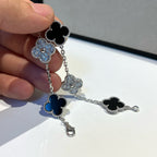 [Glow Jewelry] CLOVER 5 MOTIF ONYXS BRACELET COLLECTION